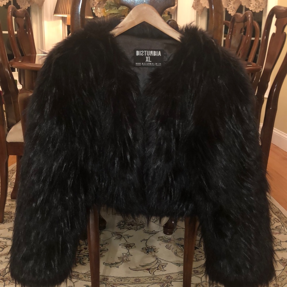 Disturbia XL Faux Fur Jacket